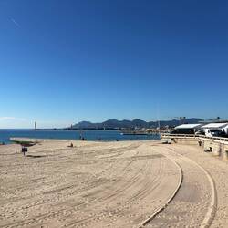 Strand am Boulevard de la Croisette