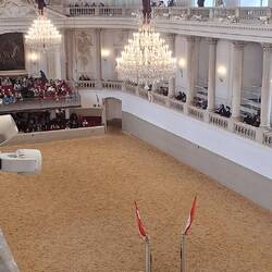 Baroque Winter Riding School in the Hofburg Palace - home to the Lippazaners