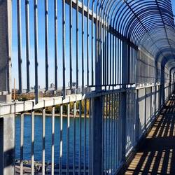 Walking on Jacques Cartier Bridge.