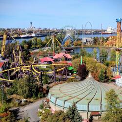 La Ronde, an amusment park in Montreal.