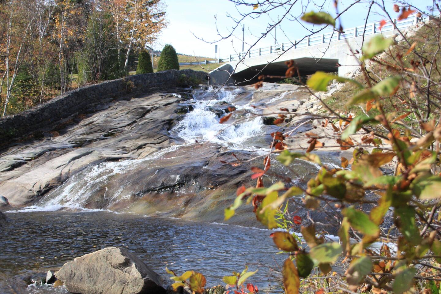 Waterfall at Porte-Aux-Percil