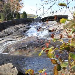 Waterfall at Porte-Aux-Percil