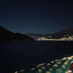 Erster Blick in die Bucht von Kotor