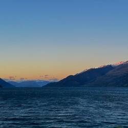 Letzte Sonnenstrahlen am Lake Wakatipu