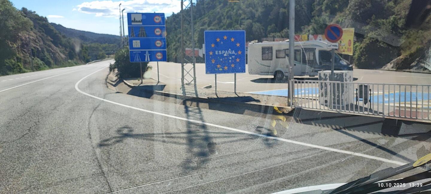 Nach 5 Tagen Spanien erreicht.