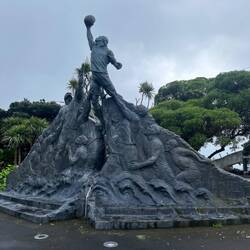 The RUGBY WORLD CUP celebration sculpture