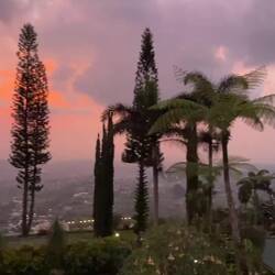 Abendstimmung im Hotel