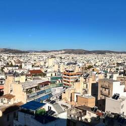 The view from our hotel rooftop