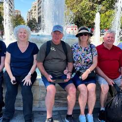 Waiting to start our Foodie Tour