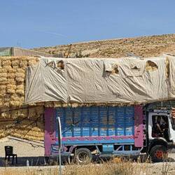 Interesting hay transport