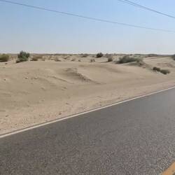 And here we are, crossing the desert to Mazar-i-Sharif
