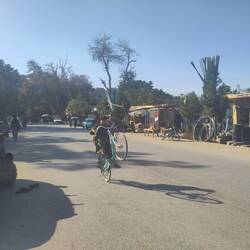 The kids here know how to pop a wheely