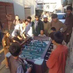 ...all I learned in the dirty bars back home didn't help - WE LOST THE MATCH