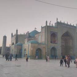 Back in Mazar - the shrine of Hazrat Ali.