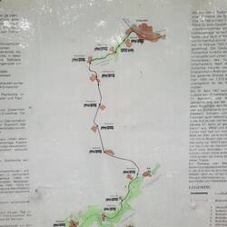 Der Verlauf der Bahntrasse.