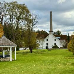 Blick auf die alte Distillery