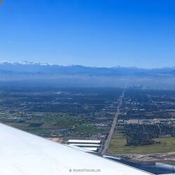 Die Skyline von Denver ist gut zu sehen
