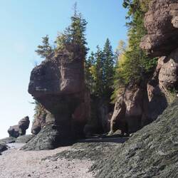 walking amoung the rocks