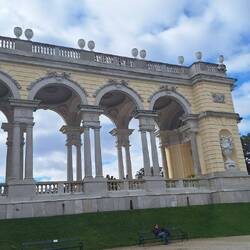A part of the Gloriette up close