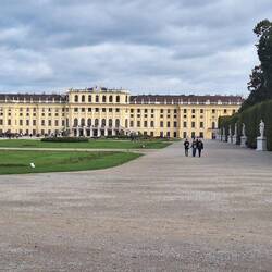 Looking back towards the front of the Palace