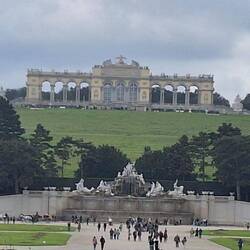 The Gloriette commissioned by Maria Theresa to glorify the Hapsburgs
