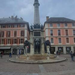 Mitten in Chambéry...
