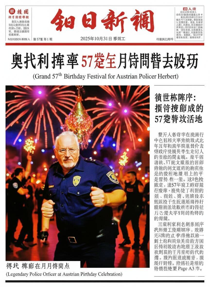 In China gibts vom großen Geburtstagsfestiv zu lesen! Respekt! Happy birthday 🎉🍰