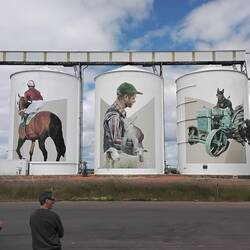 Silo art we saw along the way (near Lake Grace)
