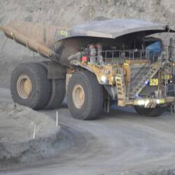 Close up of one of those trucks