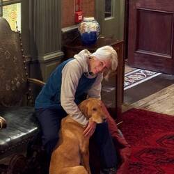 Cynthia and friend at Fife Arms