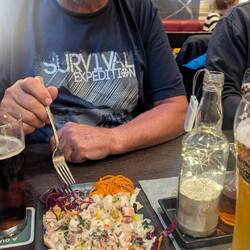 Oktopussalat als Vorspeise