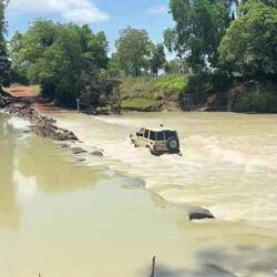 das ist echt cool, einmal daneben und die Krokodile freuen sich 😋