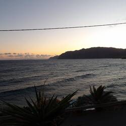 Blick gen Osten von der Terrasse