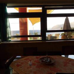 Blick aus dem Wohn-Esszimmer