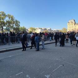 The rest of the thousands of people at Notre Dame