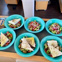 Ein letztes Mal Griechischer Salat in Griechenland