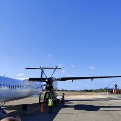 Ankunft am Flughafen in Ukunda