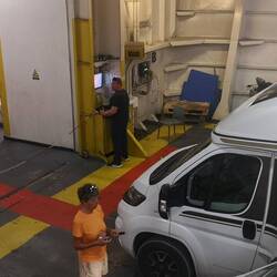 Pole-Position auf der Fähre