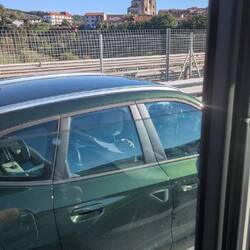Das Auto war im weg