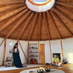 How wonderful to have a yoga session here!