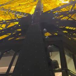 Sparkly light show. Happens for 5 minutes every hour on the hour