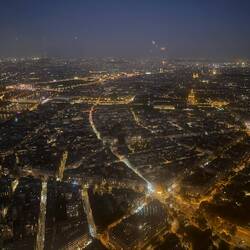 View of Louvre from top of tower