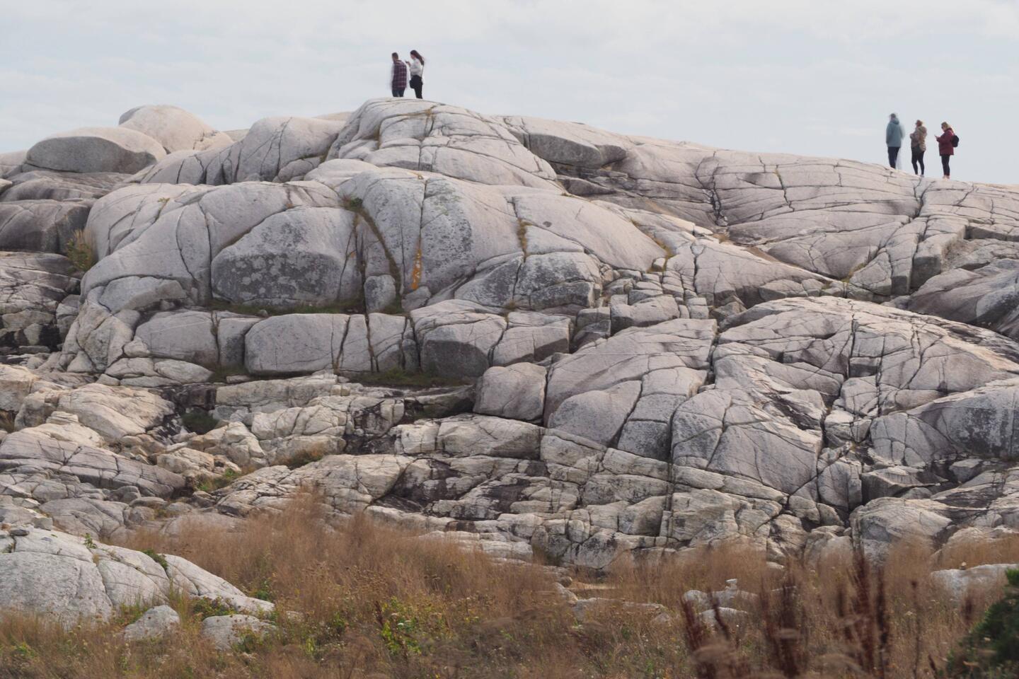 Glacial polished granite