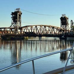 Just fixed against the wall in Joliet, when... bugger... another train!