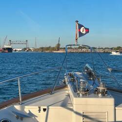 Entering off Lake Michigan