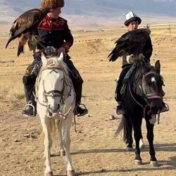 The hunters are female golden eagle