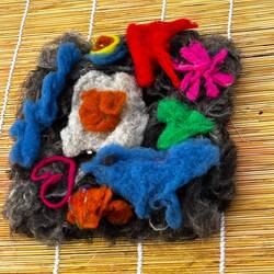 Each of us made something to put into the felt