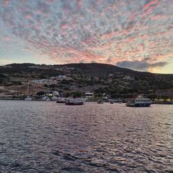 Sonnenuntergang in Agios Nicolaos