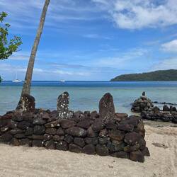 Marae au bord de la route