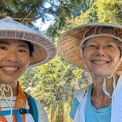 Japanese pilgrim Miyako
